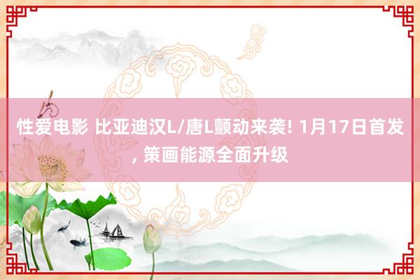 性爱电影 比亚迪汉L/唐L颤动来袭! 1月17日首发, 策画能源全面升级